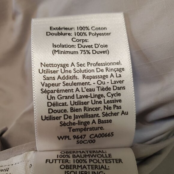 Eddie Bauer Goose Down Puffer Vest Womens Sz L Quilted White Zip Toggle Outdoor - Picture 14 of 16